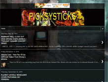 Tablet Screenshot of picksysticks.com